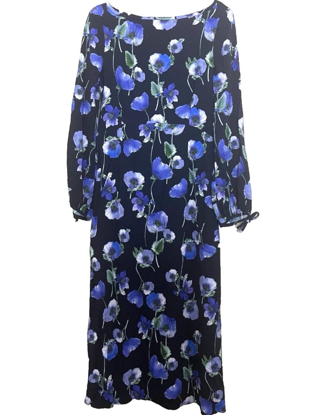 Goat Honor Midi Dress US Size 8 Floral Long Sleeves Modest